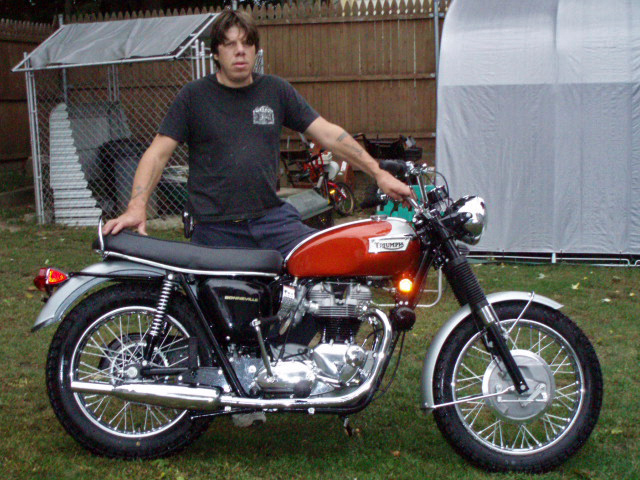Vintage British Motorcycle 66