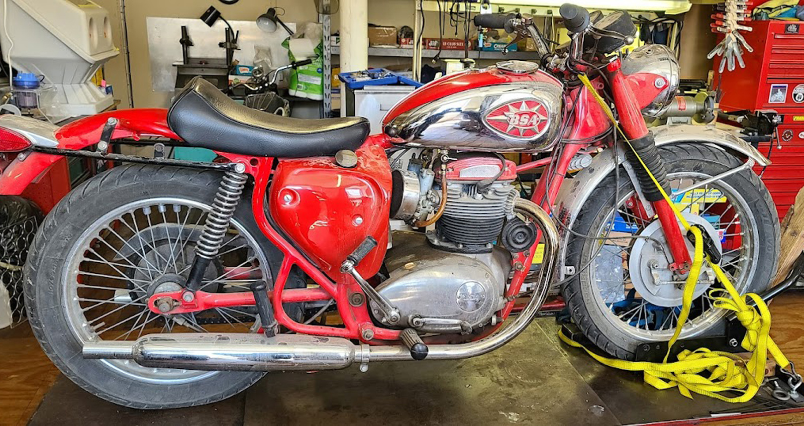 Vintage BSA motorcycle restorations